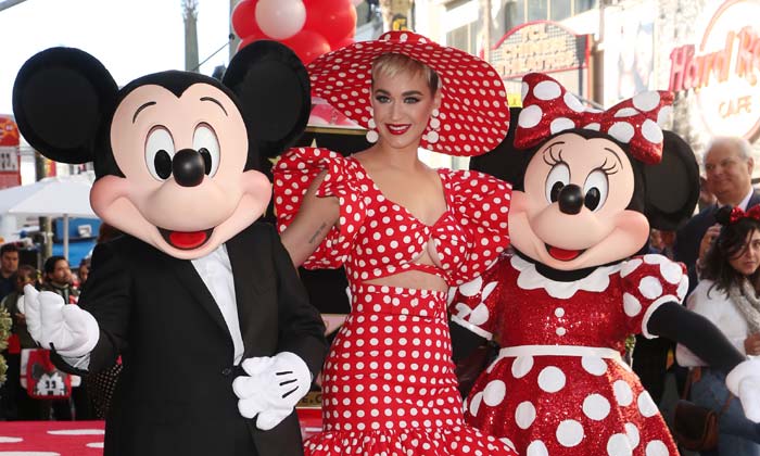 Katy Perry Presents Minnie Mouse With A Walk Of Fame Star | Contactmusic.com
