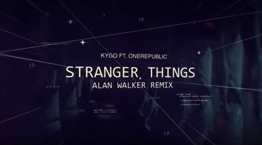 Stranger Things ft. OneRepublic (Alan Walker Remix) Lyric Video | Kygo |  Contactmusic.com