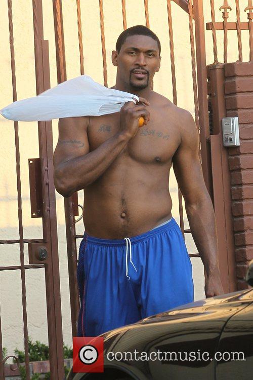 Ron Artest Dancing With The Stars Celebrities Outside The Dance Rehearsal Studios