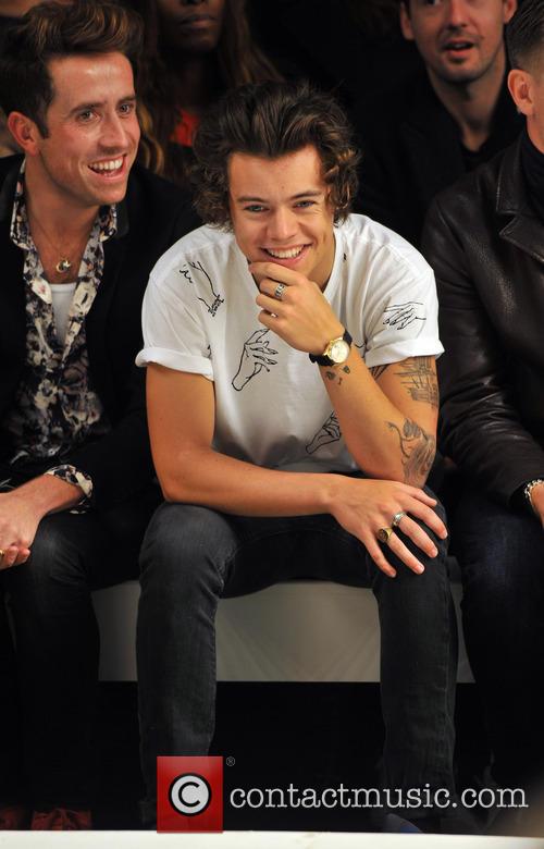 Pals Harry Styles, Nick Grimshaw Turn Out For London Fashion Week Show  [Pictures] | Contactmusic.com