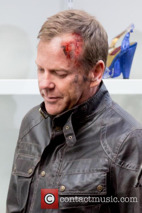 Kiefer Sutherland's Jack Bauer Gains Head Wound Filming '24' In London  [Pictures] | Contactmusic.com