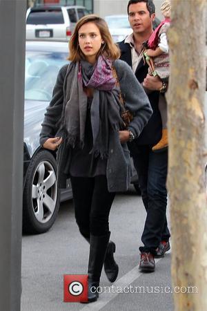 Jessica Alba - out and about candids in Brentwood, February 2, 2011