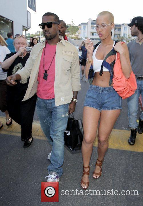 Kanye West - Kanye West and his new girlfriend Amber Rose go shopping at H  Lorenzo boutique and have lunch at La Petite Four. | 1 Picture |  Contactmusic.com