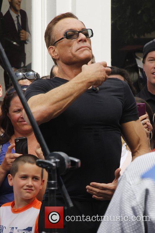 Jean Claude Van Damme - at The Grove to appear on entertainment news show  'Extra' | 1 Picture | Contactmusic.com