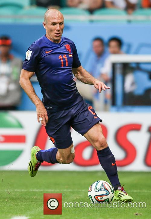 Arjen Robben - 2014 FIFA World Cup - Group B match | 1 Picture |  Contactmusic.com